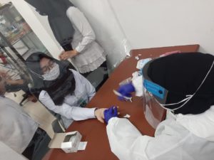 Tes Covid - 19 di Lingkungan BNN Kota Banjarmasin
