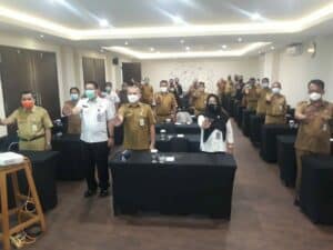 PESERTA RAPAT KERJA PROGRAM PEMBERDAYAAN MASYARAKAT ANTI NARKOBA DI LINGKUNGAN INSTANSI PEMERINTAH
