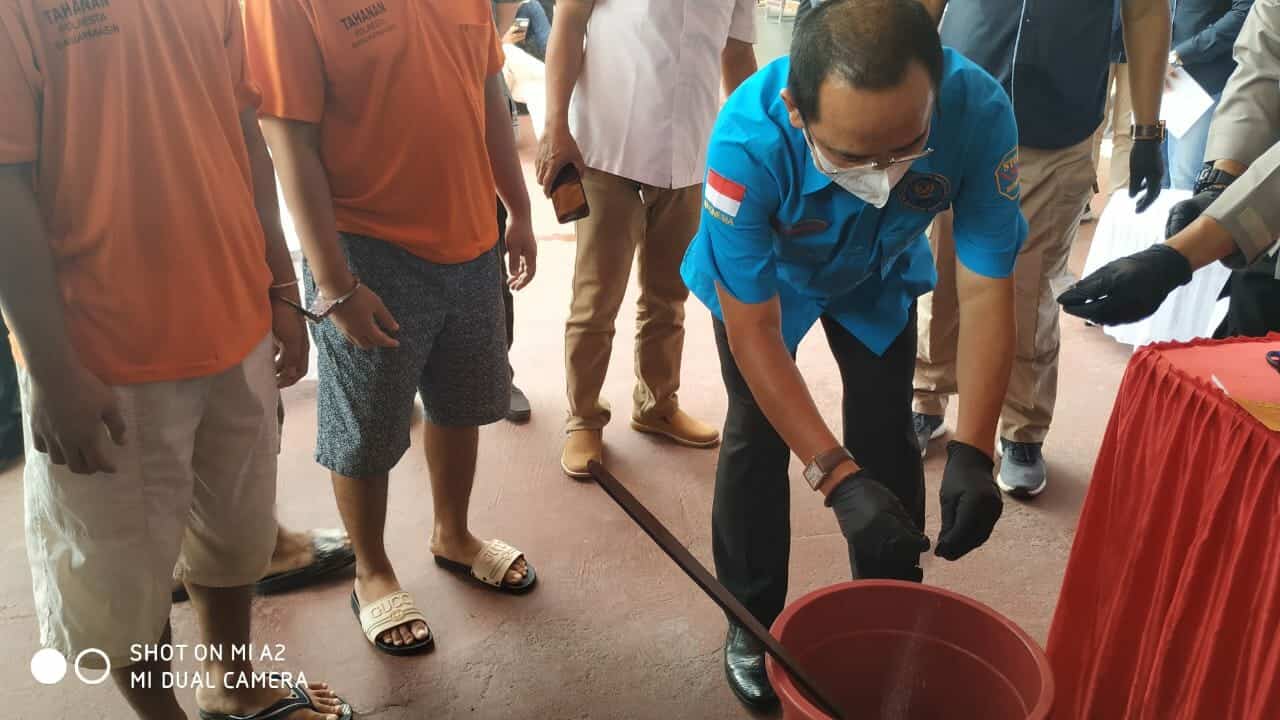 Pemusnahan Barang Bukti Pemusnahan Barang Bukti
