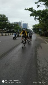 Gowes Bersama Kepala BNN Provinsi Kalsel dalam rangka Sehat,Bahagia,Bebas Narkoba