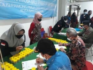 Tes Urine di kantor Satuan Polisi Pamong Praja dan Pemadam Kebakaran